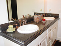 Slate Double Sink